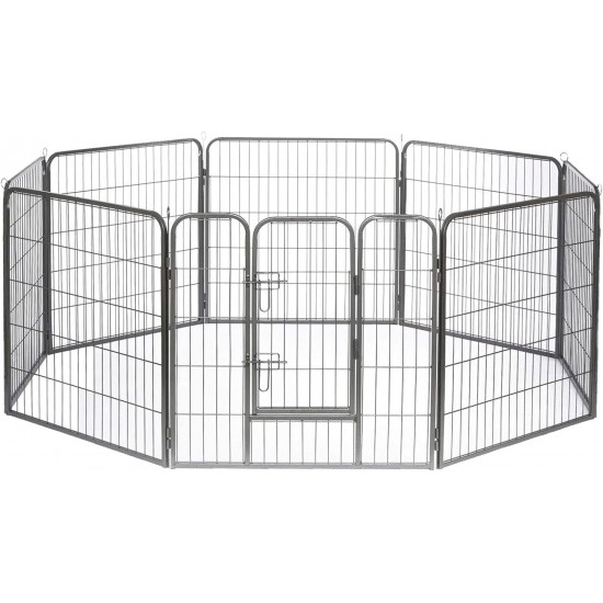 Dibea Puppy Play Pen for Dogs and Small Animals (Sizes / Height Selectable) Dibea Puppy Play Pen for Dogs and Small Animals (Sizes / Height Selectable)