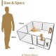 Ellie-Bo Easy-Up Puppy Rabbit Play Pen, 91 Cm, 8-Piece Ellie-Bo Easy-Up Puppy Rabbit Play Pen, 91 Cm, 8-Piece