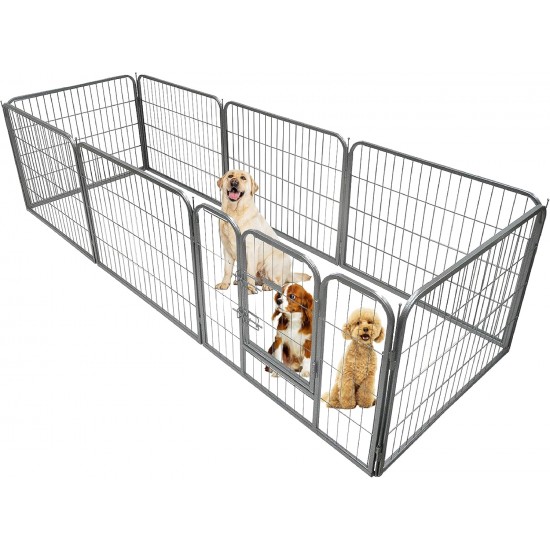 Ellie-Bo Easy-Up Puppy Rabbit Play Pen, 91 Cm, 8-Piece Ellie-Bo Easy-Up Puppy Rabbit Play Pen, 91 Cm, 8-Piece