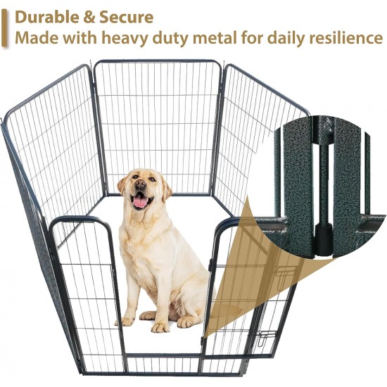 Ellie-Bo Easy-Up Puppy Rabbit Play Pen, 91 Cm, 8-Piece Ellie-Bo Easy-Up Puppy Rabbit Play Pen, 91 Cm, 8-Piece