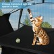 Explore Land Outdoor Pet Tent - Mesh Cat Play Tent, Portable Mesh Playhouse Enclosure for Cat, Rabbit, Puppy and Small Animals in Deck, Yard, Camping, Indoor Travel (Black Tent) Explore Land Outdoor Pet Tent - Mesh Cat Play Tent, Portable Mesh Playhouse Enclosure for Cat, Rabbit, Puppy and Small Animals in Deck, Yard, Camping, Indoor Travel (Black Tent)