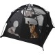 Explore Land Outdoor Pet Tent - Mesh Cat Play Tent, Portable Mesh Playhouse Enclosure for Cat, Rabbit, Puppy and Small Animals in Deck, Yard, Camping, Indoor Travel (Black Tent) Explore Land Outdoor Pet Tent - Mesh Cat Play Tent, Portable Mesh Playhouse Enclosure for Cat, Rabbit, Puppy and Small Animals in Deck, Yard, Camping, Indoor Travel (Black Tent)
