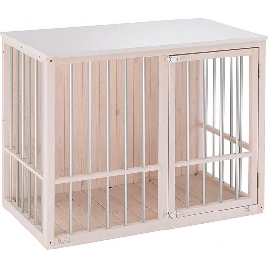 Ferplast 87040311 Dog Fort, Dog House, FSC Wood, Aluminium Rods, Safety Lock, 1 Piece Ferplast 87040311 Dog Fort, Dog House, FSC Wood, Aluminium Rods, Safety Lock, 1 Piece