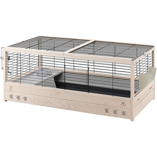 Ferplast Arena 120 Rabbit Wooden Cage, 125 x 64.5 x 51 cm, Black Ferplast Arena 120 Rabbit Wooden Cage, 125 x 64.5 x 51 cm, Black