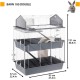 Ferplast BARN Rabbit Cage, Rabbit Cage Small Animal Cage, 2 Levels, Open Roof, Accessories and Rabbit Accessories Included, 78 x 48 x 65 cm Ferplast BARN Rabbit Cage, Rabbit Cage Small Animal Cage, 2 Levels, Open Roof, Accessories and Rabbit Accessories Included, 78 x 48 x 65 cm