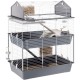 Ferplast BARN Rabbit Cage, Rabbit Cage Small Animal Cage, 2 Levels, Open Roof, Accessories and Rabbit Accessories Included, 95 x 57 x 121 cm Ferplast BARN Rabbit Cage, Rabbit Cage Small Animal Cage, 2 Levels, Open Roof, Accessories and Rabbit Accessories Included, 95 x 57 x 121 cm