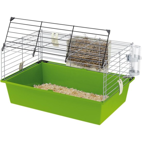 Ferplast Cavie 60 57012411W2 Guinea Pig Home, Dimensions: 58 x 38 x 31.5 cm, Green