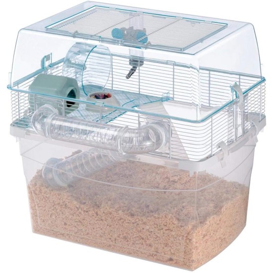 Ferplast Duna Space Hamster Cage, Rodent Cage, Small Animal Cage, Hamster Accessories Included, 58 x 47.5 x 55 cm Ferplast Duna Space Hamster Cage, Rodent Cage, Small Animal Cage, Hamster Accessories Included, 58 x 47.5 x 55 cm