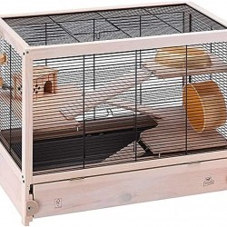 Ferplast FSC wooden cage for hamsters HAMSTERVILLE for mice and small rodents, multi-level structure, accessories included Ferplast FSC wooden cage for hamsters HAMSTERVILLE for mice and small rodents, multi-level structure, accessories included