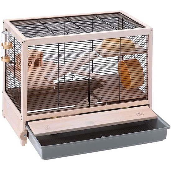 Ferplast FSC wooden cage for hamsters HAMSTERVILLE for mice and small rodents, multi-level structure, accessories included Ferplast FSC wooden cage for hamsters HAMSTERVILLE for mice and small rodents, multi-level structure, accessories included