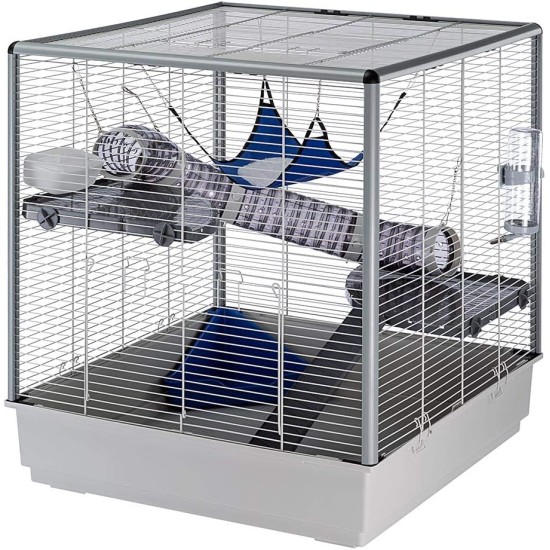 Ferplast Furet Ferret Cage, X-Large, 80 x 75 x 86.5 cm, Grey Ferplast Furet Ferret Cage, X-Large, 80 x 75 x 86.5 cm, Grey