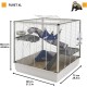 Ferplast Furet Ferret Cage, X-Large, 80 x 75 x 86.5 cm, Grey Ferplast Furet Ferret Cage, X-Large, 80 x 75 x 86.5 cm, Grey