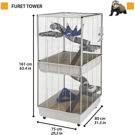 Ferplast Furet Tower Ferret Cage Ferplast Furet Tower Ferret Cage