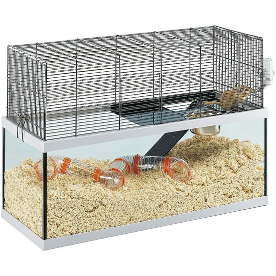 Ferplast Gerbil Glass House with Accessories Ferplast Gerbil Glass House with Accessories