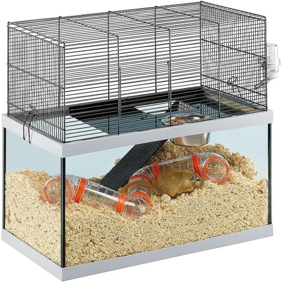 Ferplast Gerbil Glass House with Accessories Ferplast Gerbil Glass House with Accessories