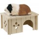Ferplast Guinea Pig House Wooden Small Pet Nesting Box Ferplast Guinea Pig House Wooden Small Pet Nesting Box