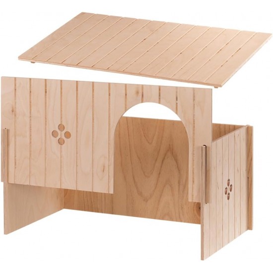 Ferplast Guinea Pig House Wooden Small Pet Nesting Box Ferplast Guinea Pig House Wooden Small Pet Nesting Box