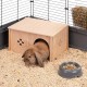 Ferplast Guinea Pig House Wooden Small Pet Nesting Box Ferplast Guinea Pig House Wooden Small Pet Nesting Box