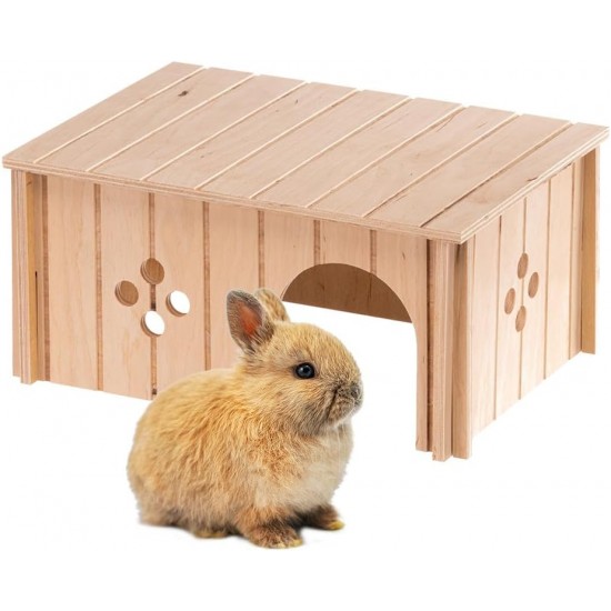 Ferplast Guinea Pig House Wooden Small Pet Nesting Box Ferplast Guinea Pig House Wooden Small Pet Nesting Box