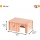 Ferplast Guinea Pig House Wooden Small Pet Nesting Box Ferplast Guinea Pig House Wooden Small Pet Nesting Box