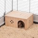 Ferplast Guinea Pig House Wooden Small Pet Nesting Box Ferplast Guinea Pig House Wooden Small Pet Nesting Box