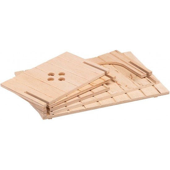 Ferplast Guinea Pig House Wooden Small Pet Nesting Box Ferplast Guinea Pig House Wooden Small Pet Nesting Box