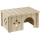 Ferplast Guinea Pig House Wooden Small Pet Nesting Box Ferplast Guinea Pig House Wooden Small Pet Nesting Box
