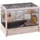 Ferplast HAMSTERVILLE Hamster Habitat Cage, Sturdy Wooden Structure, Black Ferplast HAMSTERVILLE Hamster Habitat Cage, Sturdy Wooden Structure, Black