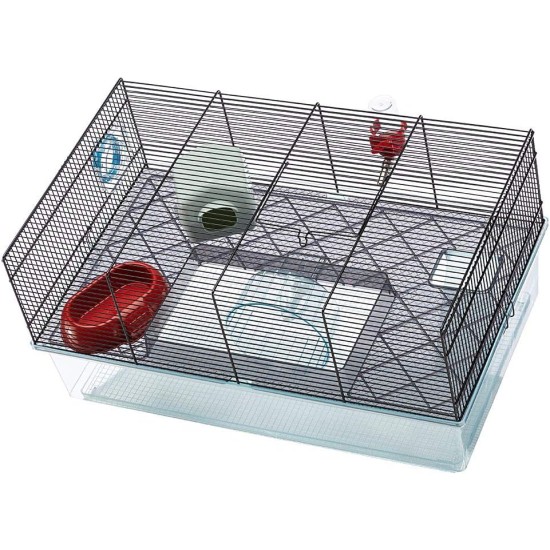 Ferplast Hamster Cage, Black Ferplast Hamster Cage, Black