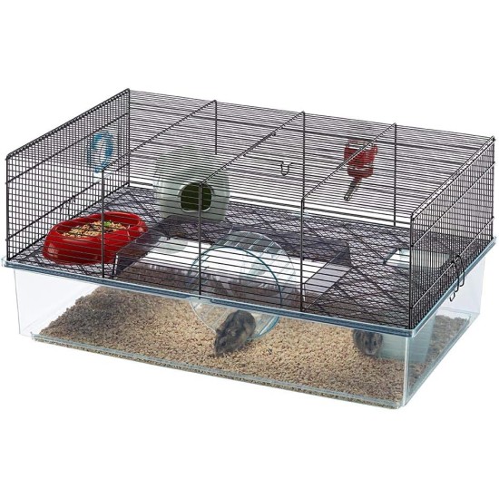 Ferplast Hamster Cage, Black Ferplast Hamster Cage, Black