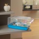 Ferplast Hamster Cage, White, 11.61 x 9.65