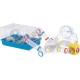 Ferplast Hamster Cage, White, 11.61 x 9.65