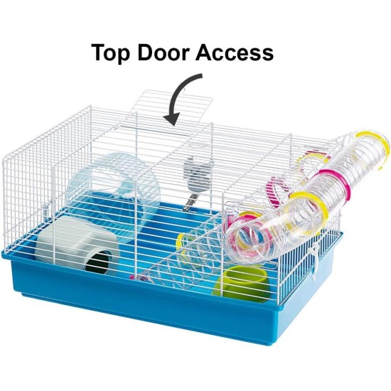 Ferplast Hamster Cage, White, 11.61 x 9.65 Ferplast Hamster Cage, White, 11.61 x 9.65