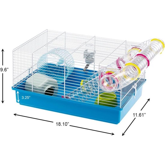 Ferplast Hamster Cage, White, 11.61 x 9.65 Ferplast Hamster Cage, White, 11.61 x 9.65