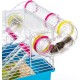 Ferplast Hamster Cage, White, 11.61 x 9.65