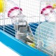 Ferplast Hamster Cage, White, 11.61 x 9.65