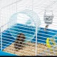 Ferplast Hamster Cage, White, 11.61 x 9.65