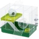 Ferplast Hamster Duo Cage with White Bars and Accessories Ferplast Hamster Duo Cage with White Bars and Accessories