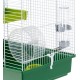 Ferplast Hamster Duo Cage with White Bars and Accessories Ferplast Hamster Duo Cage with White Bars and Accessories