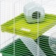 Ferplast Hamster Duo Cage with White Bars and Accessories Ferplast Hamster Duo Cage with White Bars and Accessories