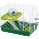Ferplast Hamster Duo Cage with White Bars and Accessories Ferplast Hamster Duo Cage with White Bars and Accessories