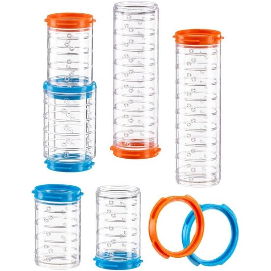 Ferplast Hamster Tube Set, Accessories for Hamster Cage, Total 7 Pieces, Transparent Hamster Tunnel Tube with Ventilation Holes, Includes Accessories, Kit Tube Tunnel, Hamster Toy Ferplast Hamster Tube Set, Accessories for Hamster Cage, Total 7 Pieces, Transparent Hamster Tunnel Tube with Ventilation Holes, Includes Accessories, Kit Tube Tunnel, Hamster Toy