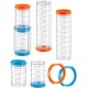 Ferplast Hamster Tube Set, Accessories for Hamster Cage, Total 7 Pieces, Transparent Hamster Tunnel Tube with Ventilation Holes, Includes Accessories, Kit Tube Tunnel, Hamster Toy Ferplast Hamster Tube Set, Accessories for Hamster Cage, Total 7 Pieces, Transparent Hamster Tunnel Tube with Ventilation Holes, Includes Accessories, Kit Tube Tunnel, Hamster Toy