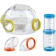 Ferplast Hamster Tube Set, Accessories for Hamster Cage, Total 7 Pieces, Transparent Hamster Tunnel Tube with Ventilation Holes, Includes Accessories, Kit Tube Tunnel, Hamster Toy Ferplast Hamster Tube Set, Accessories for Hamster Cage, Total 7 Pieces, Transparent Hamster Tunnel Tube with Ventilation Holes, Includes Accessories, Kit Tube Tunnel, Hamster Toy