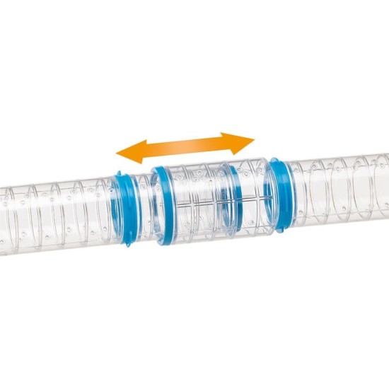 Ferplast Hamster Tube Set, Accessories for Hamster Cage, Total 7 Pieces, Transparent Hamster Tunnel Tube with Ventilation Holes, Includes Accessories, Kit Tube Tunnel, Hamster Toy Ferplast Hamster Tube Set, Accessories for Hamster Cage, Total 7 Pieces, Transparent Hamster Tunnel Tube with Ventilation Holes, Includes Accessories, Kit Tube Tunnel, Hamster Toy