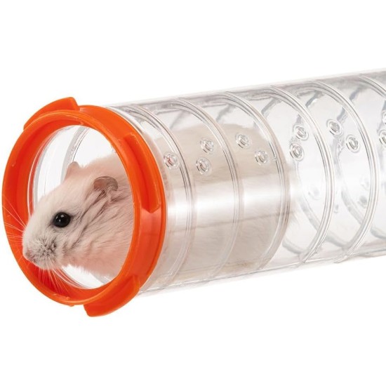 Ferplast Hamster Tube Set, Accessories for Hamster Cage, Total 7 Pieces, Transparent Hamster Tunnel Tube with Ventilation Holes, Includes Accessories, Kit Tube Tunnel, Hamster Toy Ferplast Hamster Tube Set, Accessories for Hamster Cage, Total 7 Pieces, Transparent Hamster Tunnel Tube with Ventilation Holes, Includes Accessories, Kit Tube Tunnel, Hamster Toy