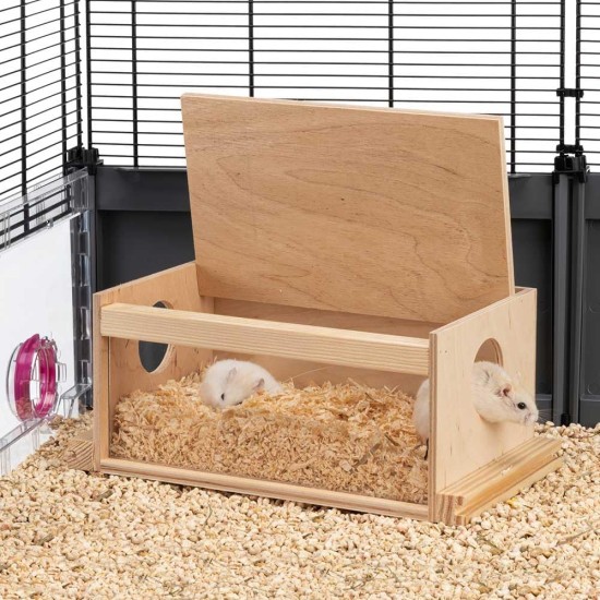 Ferplast Hamsterhaus aus Holz, Mäuse, Hamsterstreu, Hamsterkäfig Ferplast Hamsterhaus aus Holz, Mäuse, Hamsterstreu, Hamsterkäfig