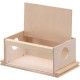 Ferplast Hamsterhaus aus Holz, Mäuse, Hamsterstreu, Hamsterkäfig