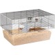 Ferplast Hamsterk Mouse Cage and Cage for Gerbil Glassy 80, Two Tier Accessories Habitat for Small Animals, High and Spacious Base, Safety Hooks on Doors, 78.5 x 57.5 x 44.5 cm Ferplast Hamsterk Mouse Cage and Cage for Gerbil Glassy 80, Two Tier Accessories Habitat for Small Animals, High and Spacious Base, Safety Hooks on Doors, 78.5 x 57.5 x 44.5 cm