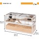 Ferplast Hamsterkäfig DOMSTER, Mauskäfig Hamsterhaus, 3 Ebenen, mit Zubehör, Plattformen Leitern, Lackiertes Metallgitter und FSC-Holz, Transparenter Boden, Hamsterkäfig Holz 120 x 50 x h 66,5 cm Ferplast Hamsterkäfig DOMSTER, Mauskäfig Hamsterhaus, 3 Ebenen, mit Zubehör, Plattformen Leitern, Lackiertes Metallgitter und FSC-Holz, Transparenter Boden, Hamsterkäfig Holz 120 x 50 x h 66,5 cm
